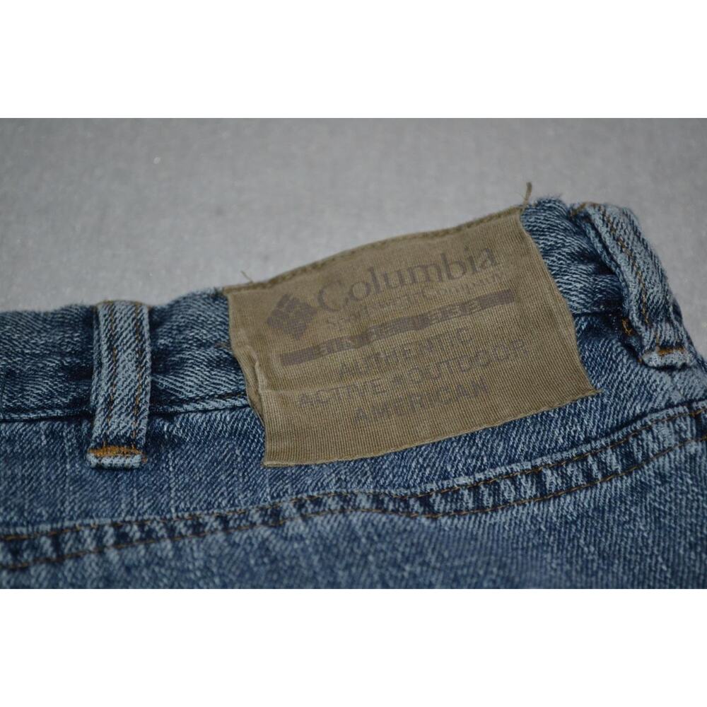 Columbia Jeans  Size 38 X 30 Mens Baggie Straight Fit Blue Cotton Denim